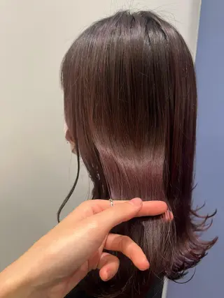 ミディアム カラー ✨透明感カラー✨ 🦖佐々木未来🦕のヘアスタイル