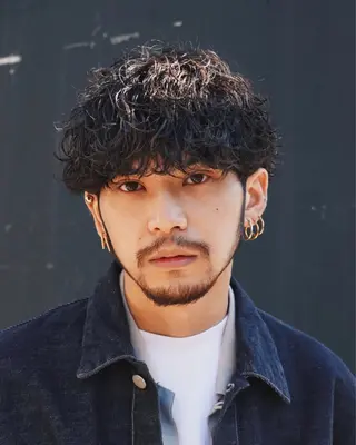 パーマ 🌀ソヘル/シャドウ ✨/メンズパーマ/栄のヘアスタイル