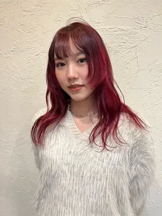 ロング カラー そね こまちのヘアスタイル