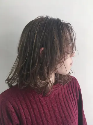 ミディアム カラー tipi 香椎・千早のヘアスタイル