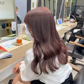 ロング カラー 艶カラー/縮毛矯正 /髪質改善/はるたのヘアスタイル