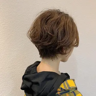 ショート パーマ 髪質改善/ハイライト /🌈瀧澤夕花のヘアスタイル