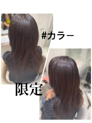 カラー 🦉西野 🦊真裕のヘアスタイル