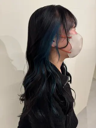 ロング カラー ゆ う あのヘアスタイル