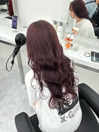ロング カラー 🫧韓国風透明感 ヘア🫧towaのヘアスタイル