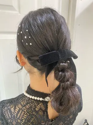 ヘアアレンジ uros.中目黒 moekaのヘアスタイル