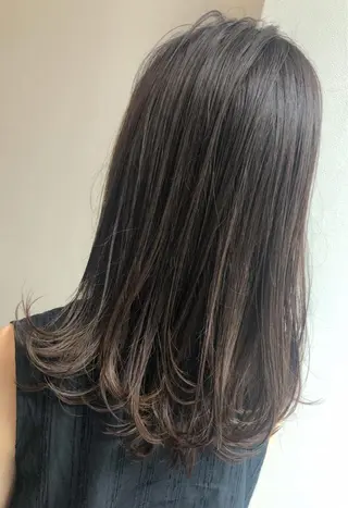 ロング コトネ🫧 韓国風レイヤーカットのヘアスタイル