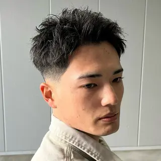 ショート メンズ 立川/メンズパーマ 厚進太郎のヘアスタイル