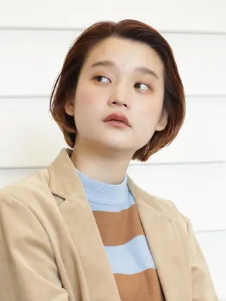 ショート sand&rose所属・逗子、パーマスタイル ナオイカイラのヘアスタイル