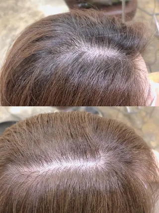 ミディアム カラー パーマ ヘアアレンジ キッズ ネイル マツエク・マツパ アイブロウ 髪質改善✨ハツメイ オグ✂️のヘアスタイル