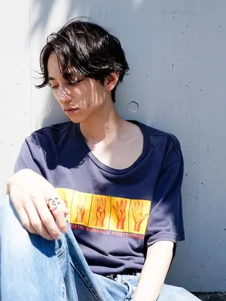 カラー パーマ メンズ N° +aero 横浜のヘアスタイル