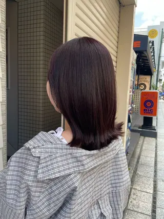 ミディアム Hairate🌿 池田のヘアスタイル
