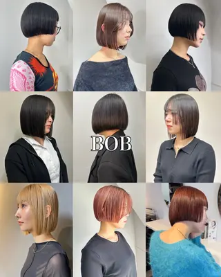 ショート カラー ボブ・レイヤー支持 No.1/Ryokiのヘアスタイル