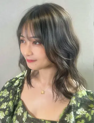 ミディアム 村井 隆仁のヘアスタイル