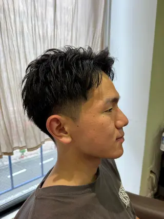 ショート メンズ 溝口 槙里也のヘアスタイル