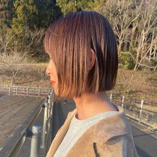 ショート 🤍韓国風ヘア 柴田真帆🤍のヘアスタイル