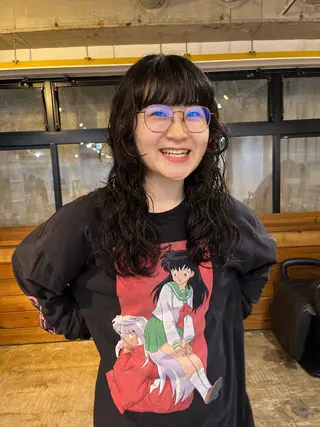 ロング パーマ ボブパーマ/パーマ ウルフパーマのヘアスタイル