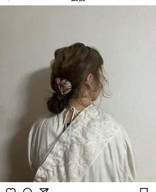 ロング ヘアアレンジ 清水 美香のヘアスタイル