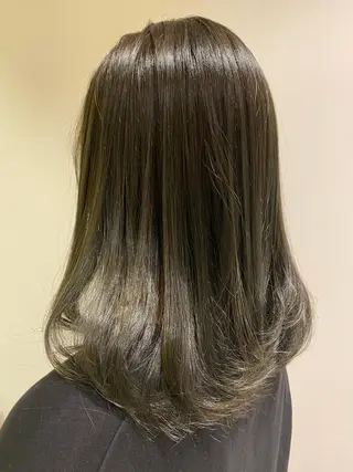 ミディアム カラー 🌹艶髪カラー🌹 津田晴加【西荻窪】のヘアスタイル