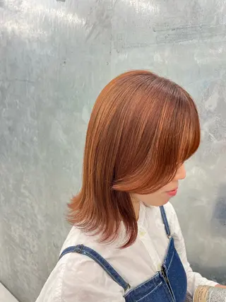 ミディアム カラー Kansaku /池 袋/透明感カラー🌿のヘアスタイル