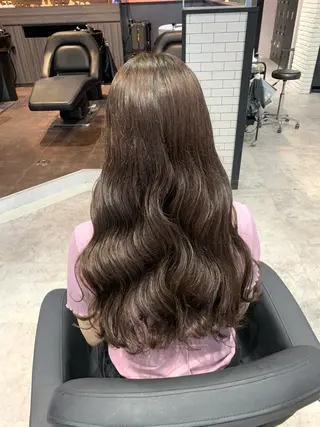 ロング shes茶屋町アリサ 🎀顔周り×韓国風のヘアスタイル