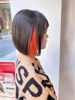 カラー 小顔カット/レイヤー 【WiLL】加藤のヘアスタイル