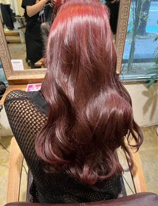 ロング 太田 渚遊のヘアスタイル