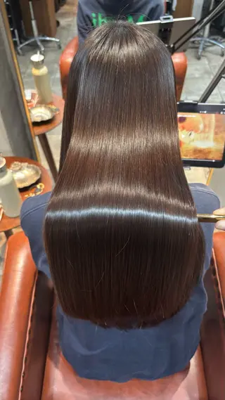 ロング カラー ♡髪質改善ストレート 清水歩美♡のヘアスタイル