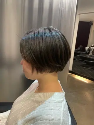 ショート 縮毛矯正専門店店長 佐々木動画モデル募集のヘアスタイル