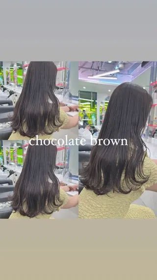 カラー 似合わせ💗透け感 💗うる艶カラー💗のヘアスタイル