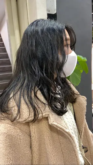セミロング nico🏁 rihoのヘアスタイル
