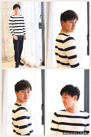 ショート カラー メンズ アドミラルYoshi oのヘアスタイル