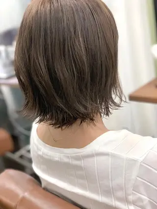 ショート ブリーチ毛に縮毛矯正 ✨カラー✨山田 正幸のヘアスタイル