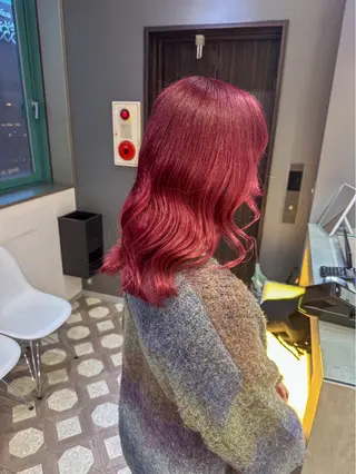 セミロング カラー 誠也/唯一無二の ルーツカラーのヘアスタイル