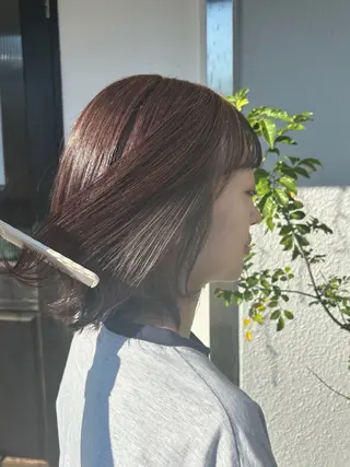 カラー Lis blanc所属・はらだここか/メンズ カットモデル募集中のヘアスタイル
