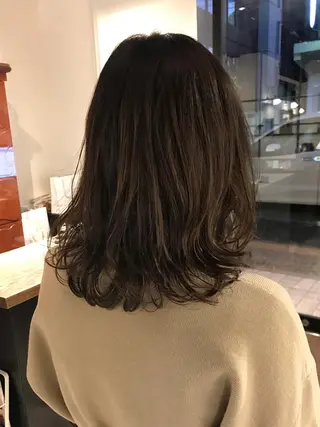 セミロング カラー パパで店長な戸田 健治【ショートヘア】のヘアスタイル