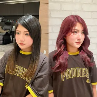 ロング カラー 太田陽葉里/ パーマモデル募集中のヘアスタイル