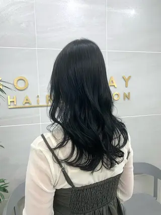 セミロング カラー 本格ヘッドスパ🌿 ×ヘア 佐藤のヘアスタイル