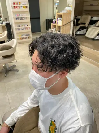 ショート パーマ メンズ 湘南/メンズパーマ/ 支持率No.1ユチカのヘアスタイル