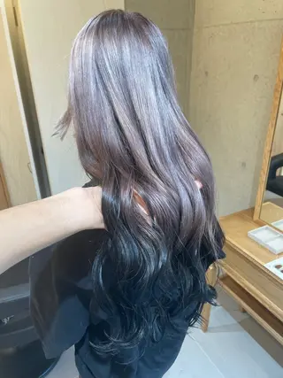 ロング カラー 羽田翔大/ブリーチ/ ボブカット/店長のヘアスタイル