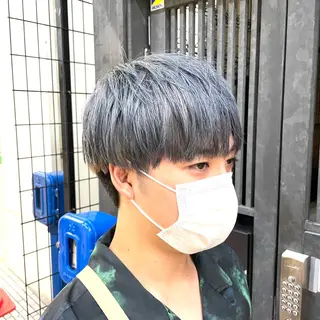 ショート カラー メンズ L’Aube ami所属・佐野 拓海のヘアスタイル