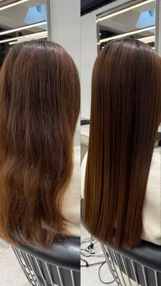 ロング sweetroom平塚所属・⭐️縮毛矯正カラー 氷室翔也⭐️のヘアスタイル