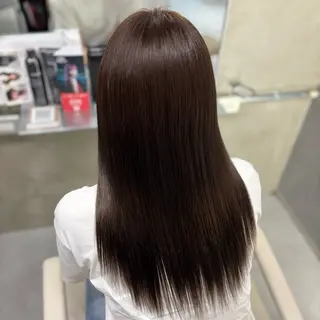 セミロング カラー 加藤 彩花のヘアスタイル