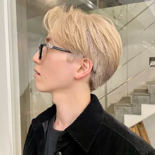 ショート カラー メンズ 渋谷メンズショート 特化🥋　渡邊健流のヘアスタイル