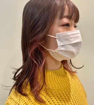 セミロング カラー カラー/レイヤー/ 髪質改善/PAAQのヘアスタイル