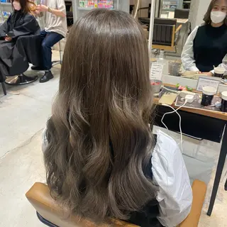 ロング カラー 韓国・網紅 🦋HONOKA🦋のヘアスタイル