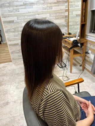 セミロング カラー ヘアアレンジ TELAHAIR 君津店所属・東 夏稀のヘアスタイル