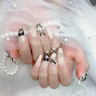 ネイル B.U長さだし専門 モデル様募集中のネイルデザイン