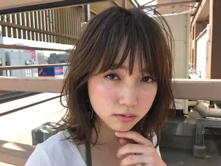 ミディアム ボブ/大人ヘア k-two濱田のヘアスタイル