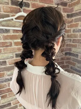 ヘアアレンジ a moのヘアスタイル